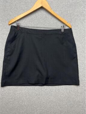 PGA Tour Womens Skort Skirt Size 10 Tennis Golf Athleisure Performance Black